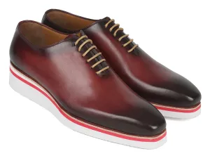 Paul Parkman Schuhe Paul Parkman Herren Smart Casual Wholecut Oxfords Bordeaux