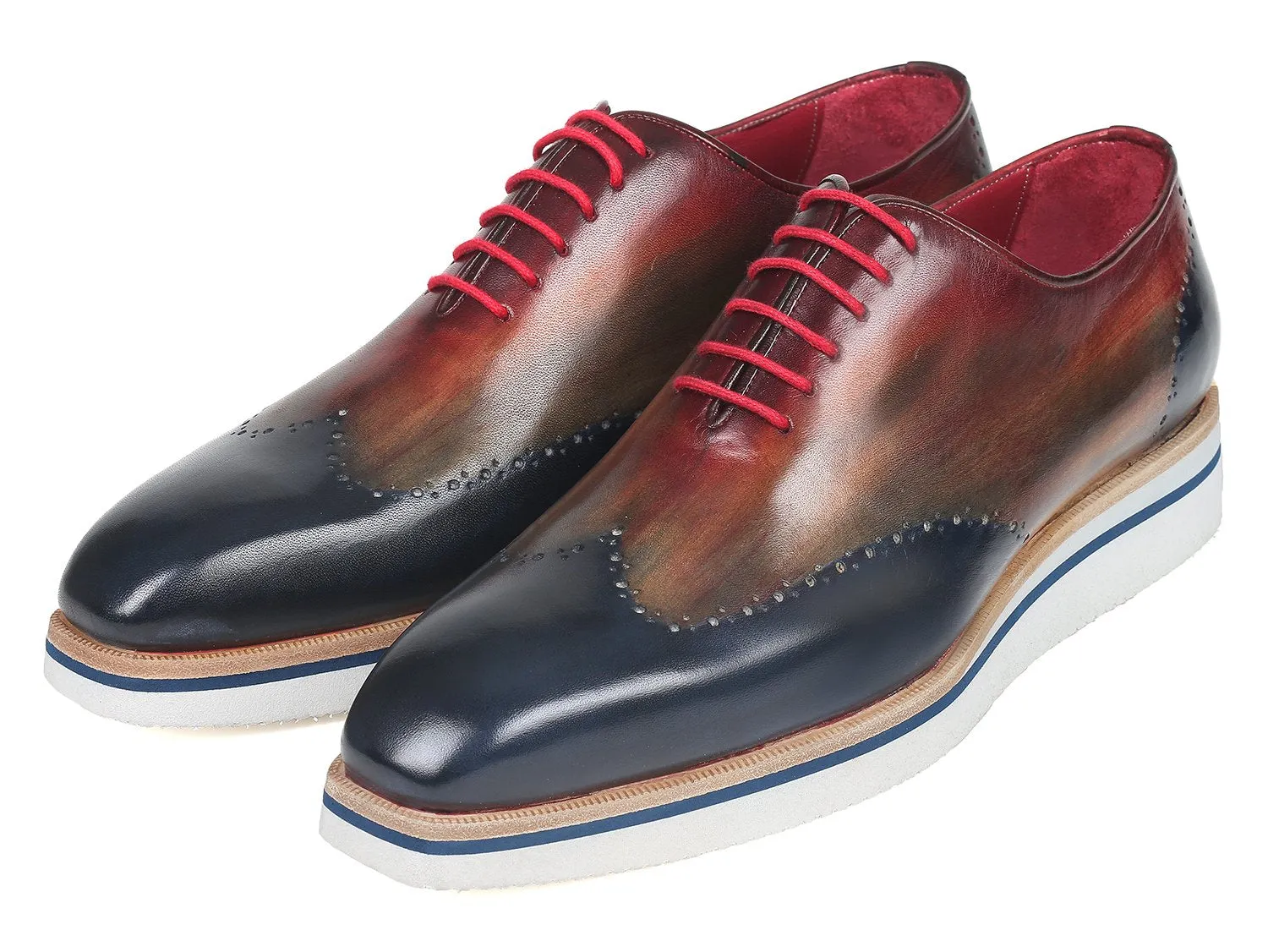 Paul Parkman Schuhe Paul Parkman Herren elegante Freizeit-Wingtips Oxfords in verschiedenen Farben