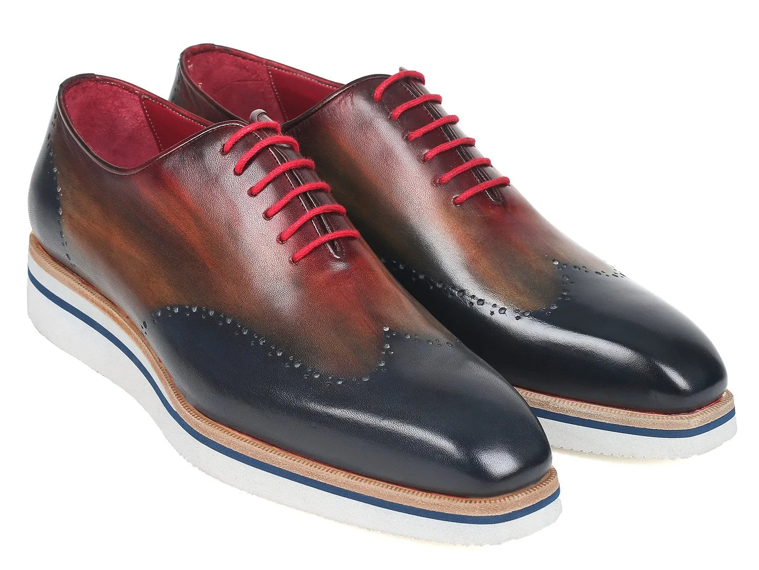 Paul Parkman Schuhe Paul Parkman Herren elegante Freizeit-Wingtips Oxfords in verschiedenen Farben