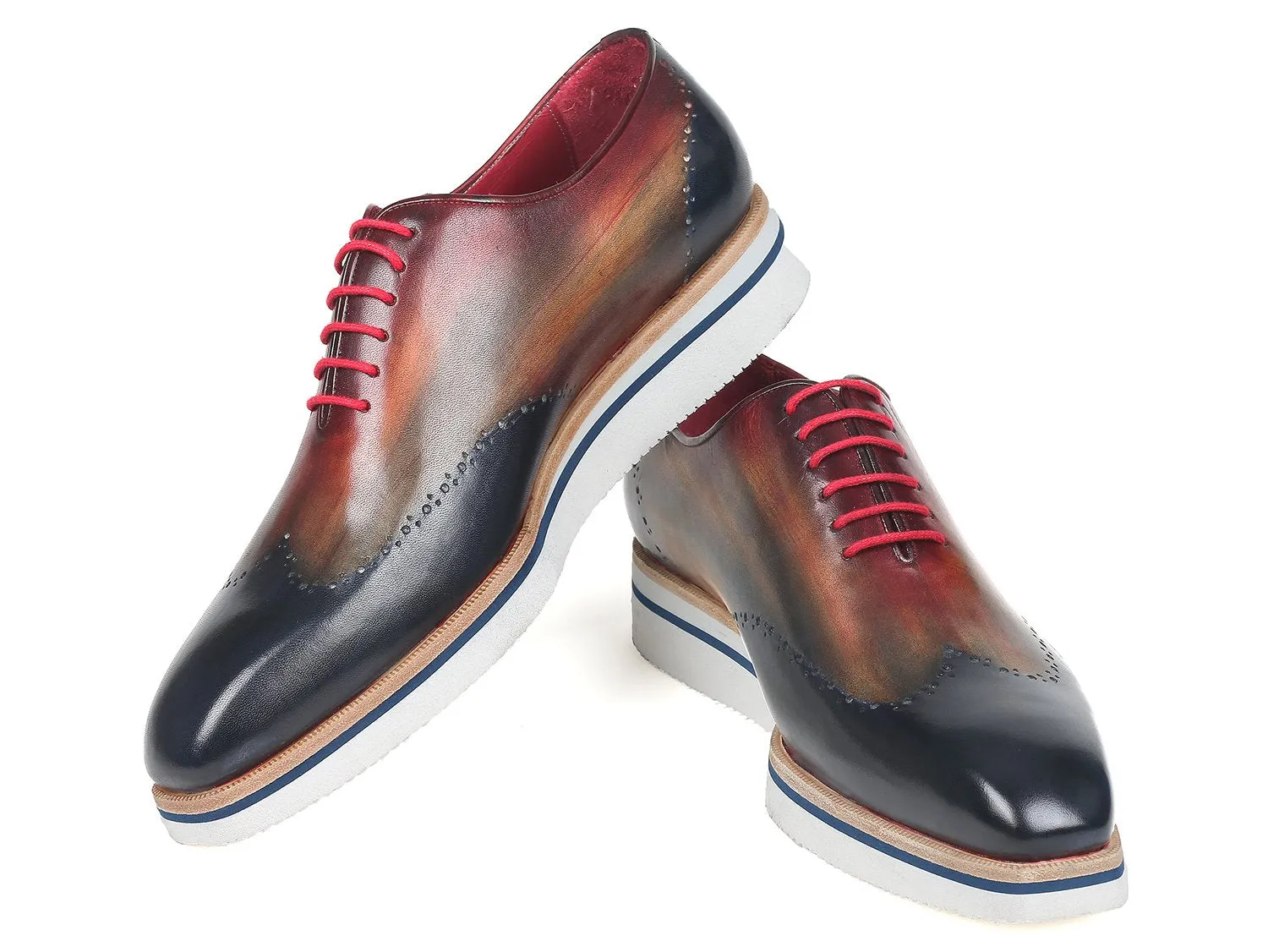 Paul Parkman Schuhe Paul Parkman Herren elegante Freizeit-Wingtips Oxfords in verschiedenen Farben