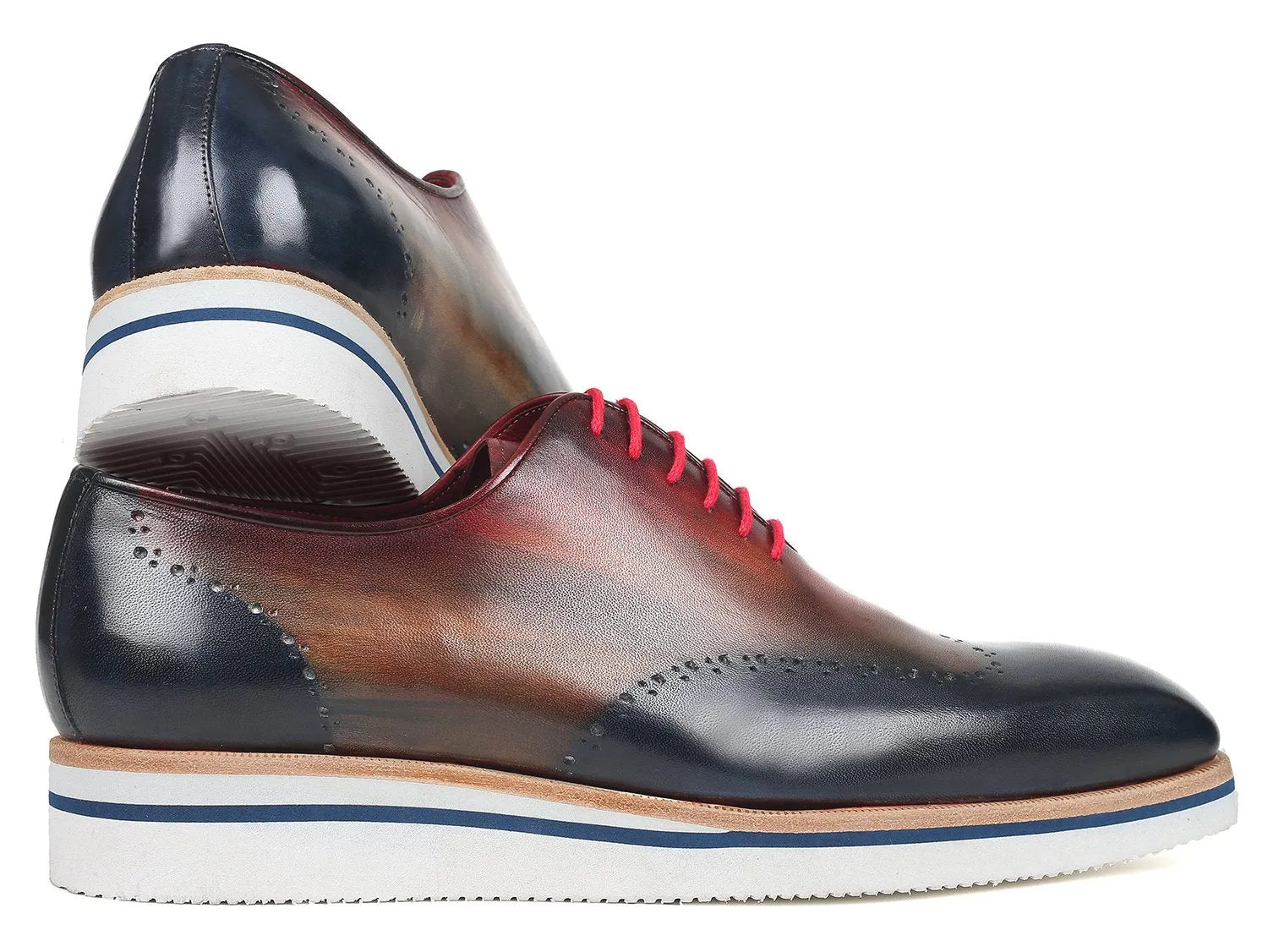 Paul Parkman Schuhe Paul Parkman Herren elegante Freizeit-Wingtips Oxfords in verschiedenen Farben