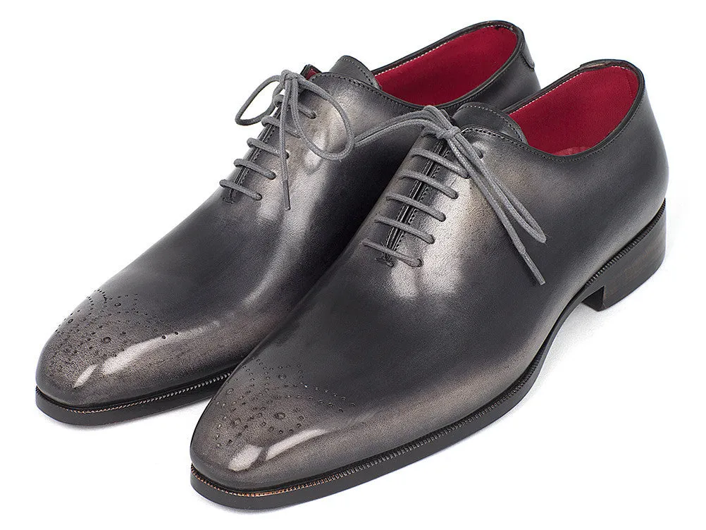 Paul Parkman Schuhe Paul Parkman Herren Wholecut Oxfords in Grau & Schwarz
