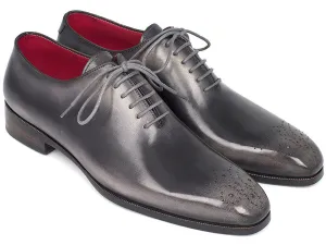 Paul Parkman Schuhe Paul Parkman Herren Wholecut Oxfords in Grau & Schwarz