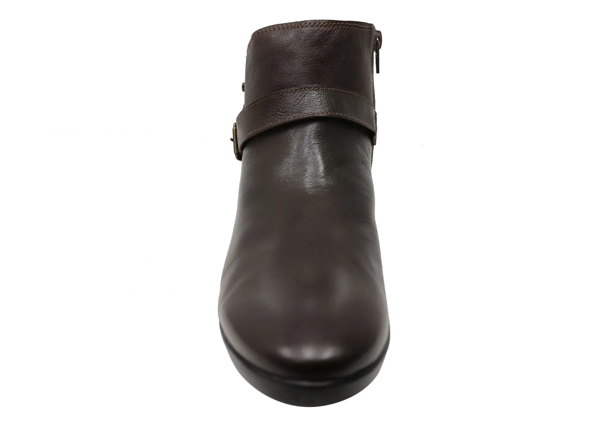 Perlatto Pindera Damen Bequeme Leder Knöchelstiefel Hergestellt in Brasilien Perlatto Schuhe