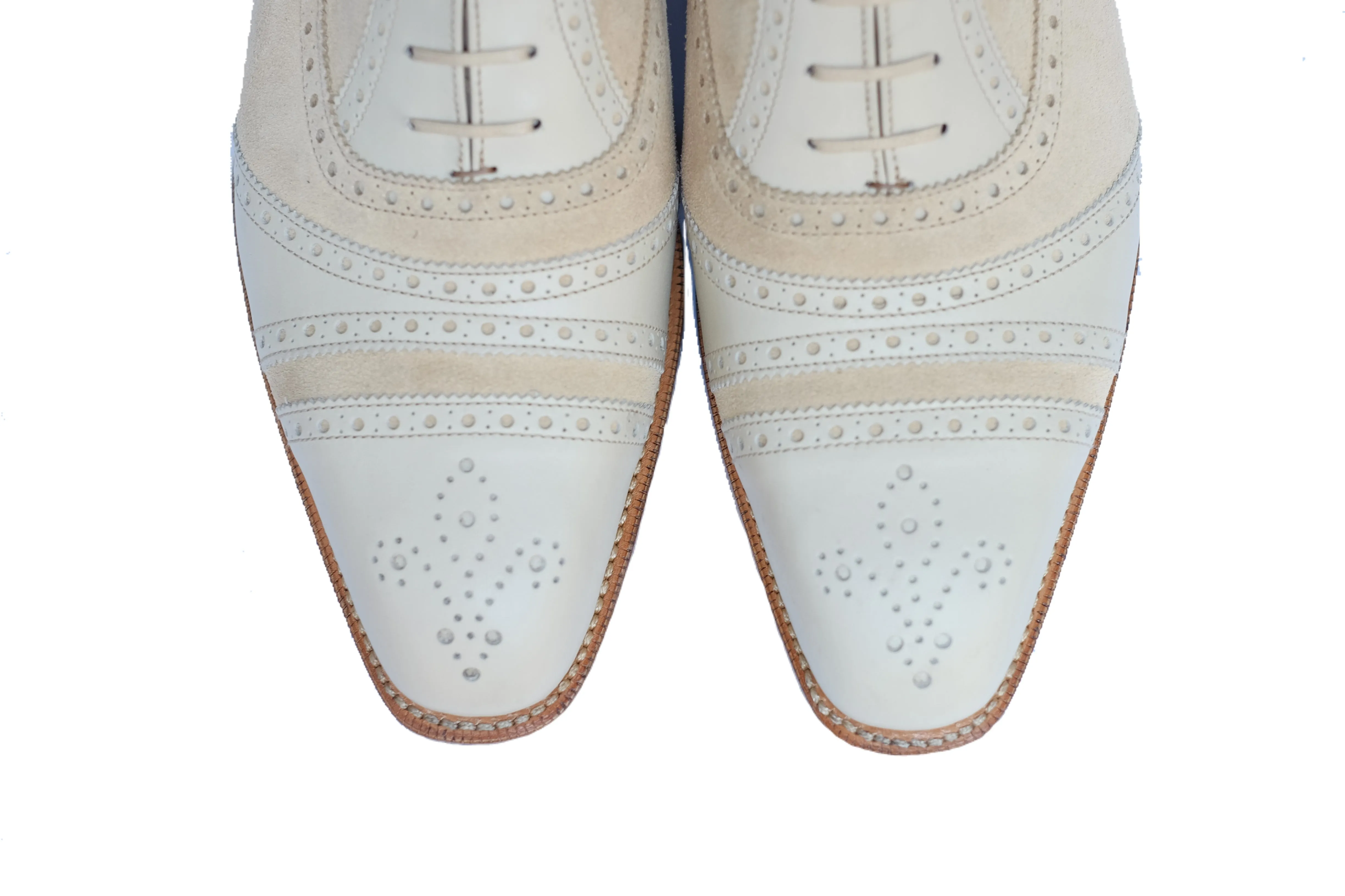 Phillips - Creme Kalbsleder / Creme Wildleder