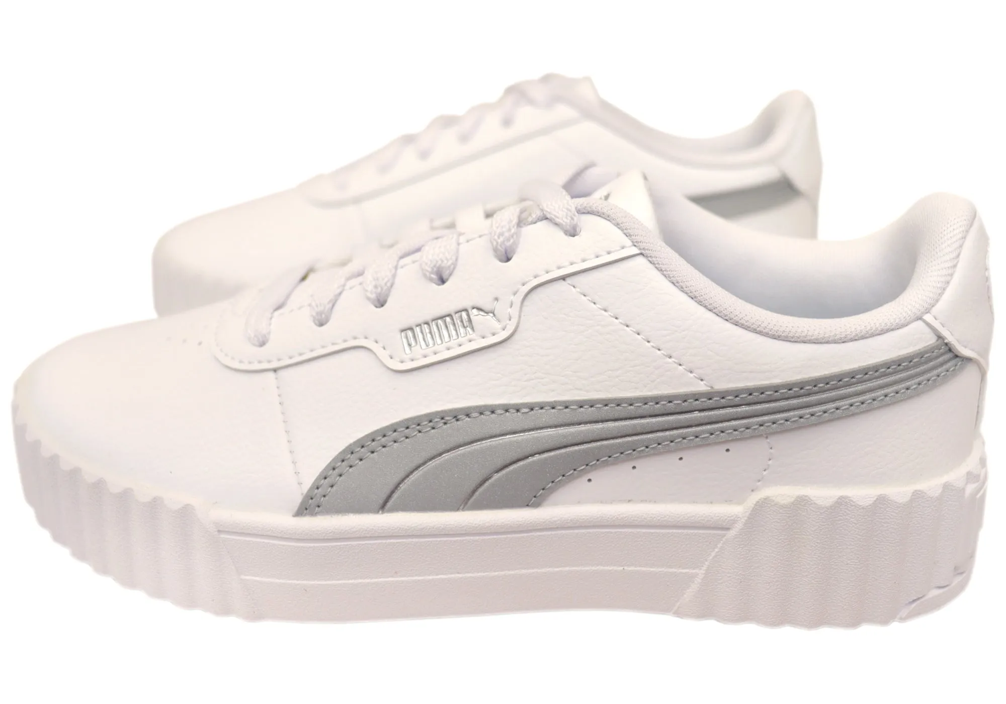 Puma Damen Carina 3.0 Aqua Metallics Bequeme Schnürsneaker Puma Schuhe