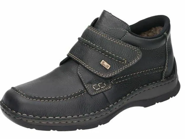 Rieker Schuhe 05390-00 Schwarz Klettverschluss RTex