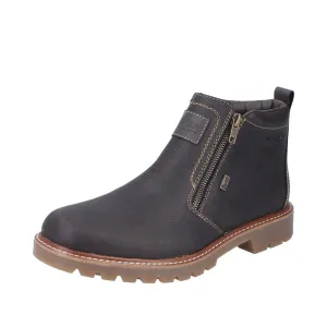 Rieker Schuhe 39871-25 Dunkelbraun Doppelseitiger Reißverschluss RTex