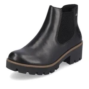 Rieker Schuhe 79265-02 Schwarz Chelsea