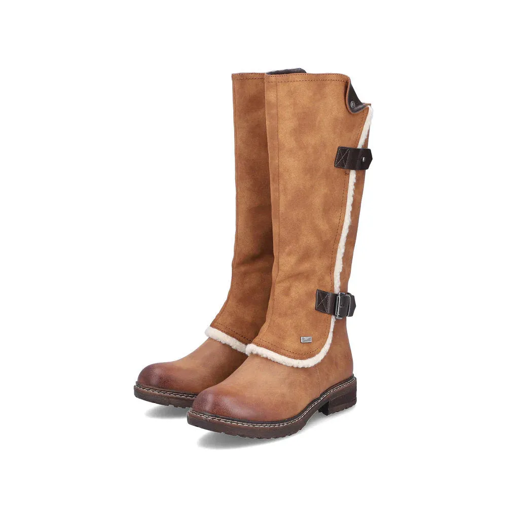 Rieker Schuhe 94762-22 Braun Hohe Gefütterte RTex