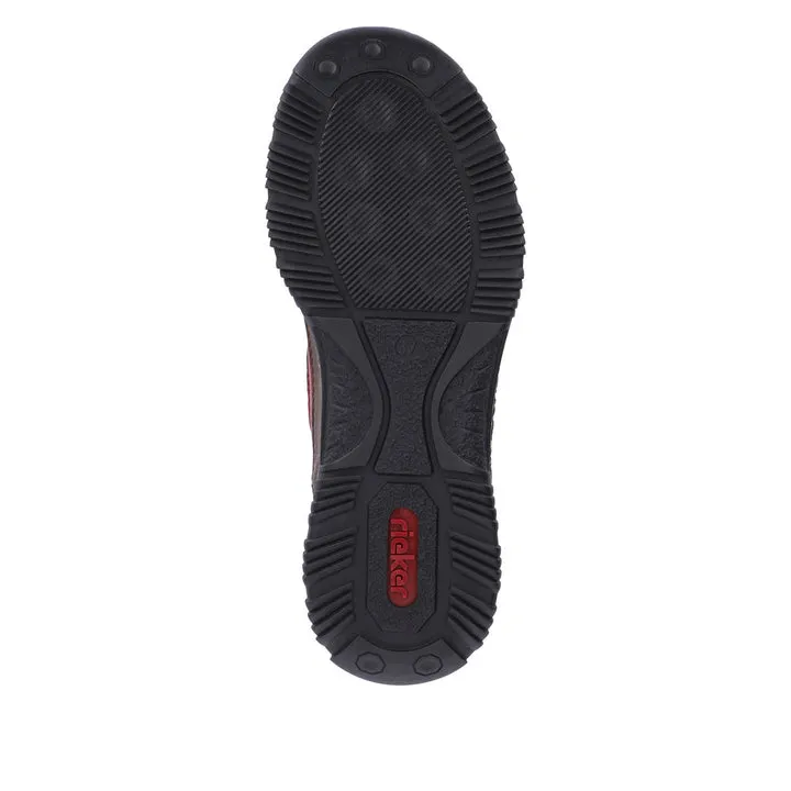 Rieker Schuhe N3277-25 mit Frontreißverschluss