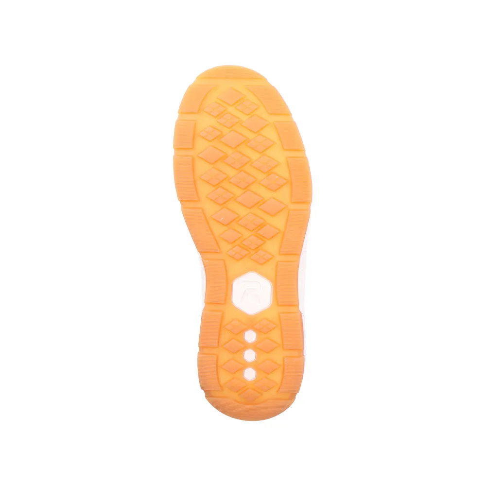 Rieker Schuhe U0070-22 Brauner Reißverschluss-Sneaker