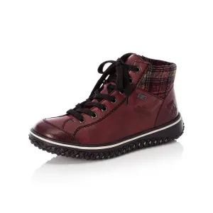 Rieker Schuhe Z4243-36 Rot Mehrfarbig Schnürbund Strickmanschette RTex