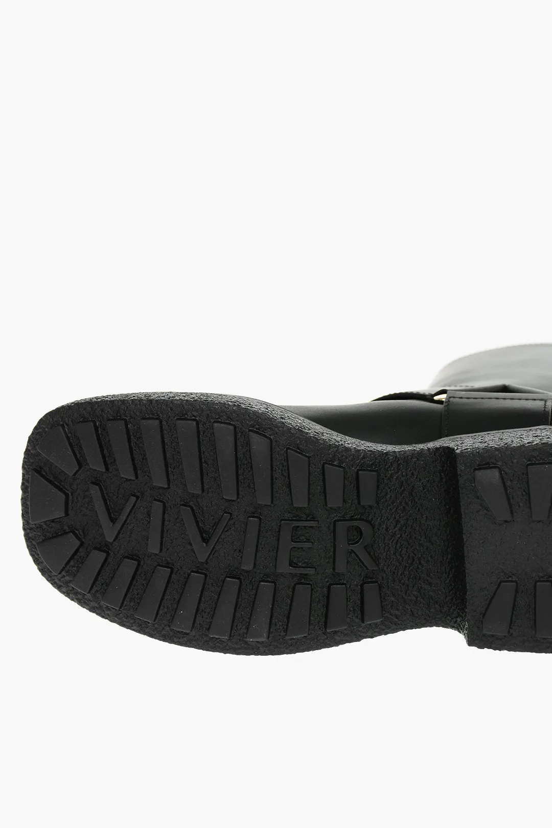 Roger Vivier Plateausohlen-Lederstiefel mit Schnallenverschluss_Roger-Vivier