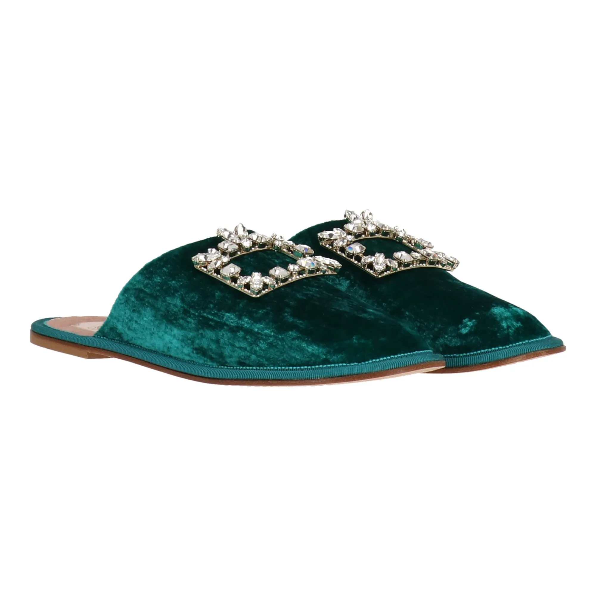 Roger Vivier Damen Blaue Mule Schuhe_Roger-Vivier