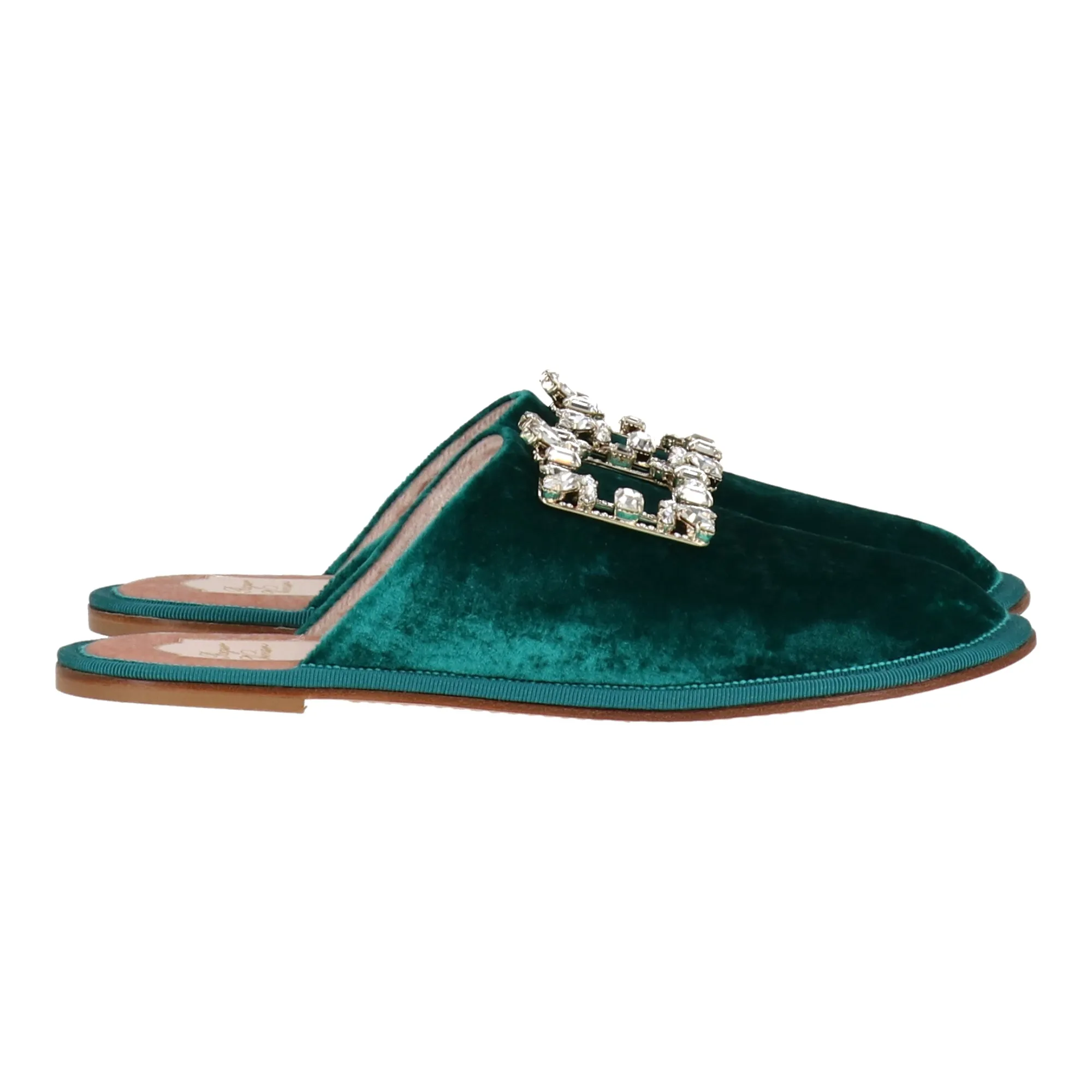 Roger Vivier Damen Blaue Mule Schuhe_Roger-Vivier