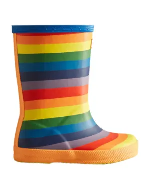 Shoes Hunter Gummistiefel Hunter Kids First Classic Regenbogen-Druck Gummistiefel
