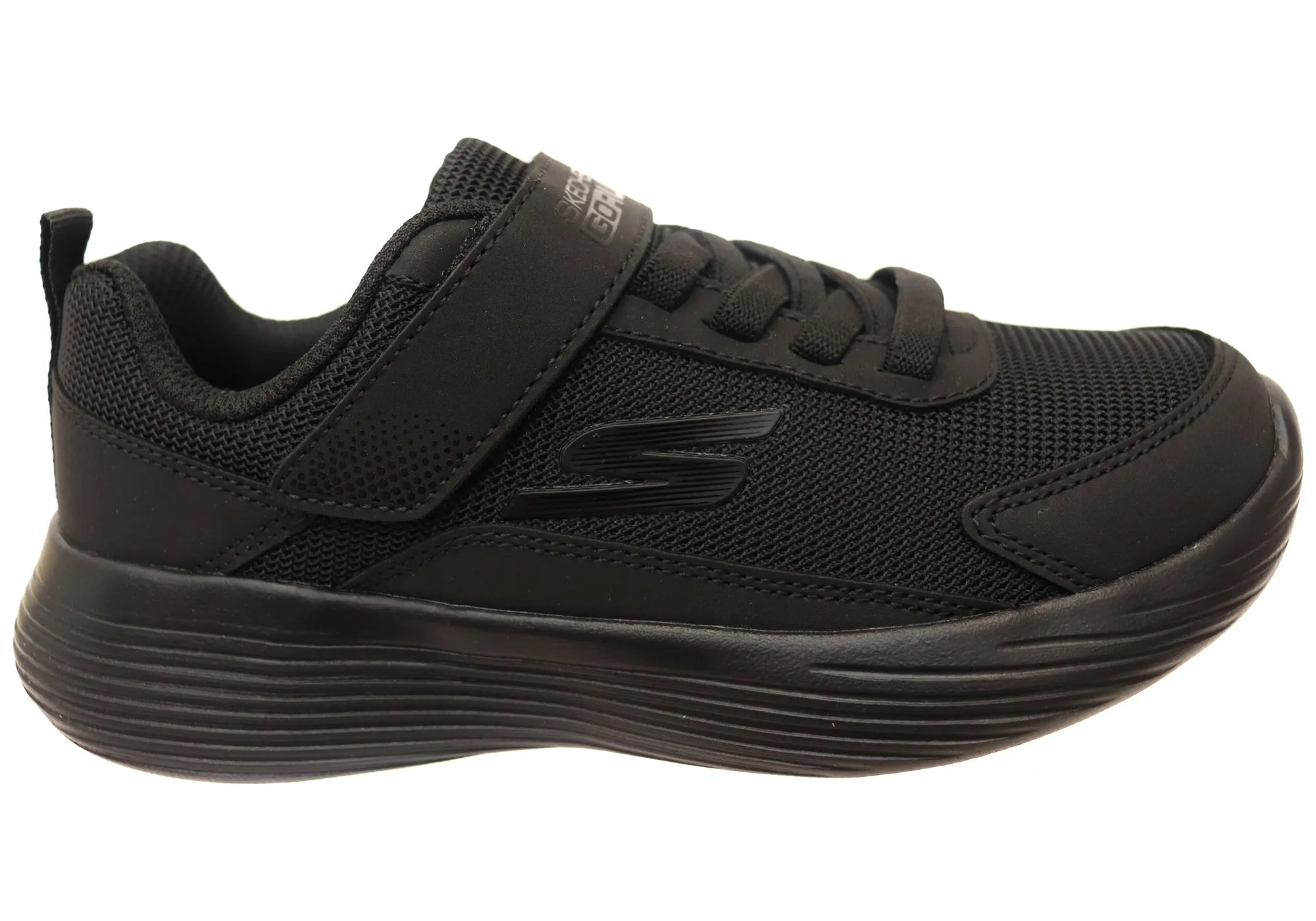 Skechers Kids GOrun 400 V2 Strarvo Bequeme Schwarze Schuhe Skechers Schuhe