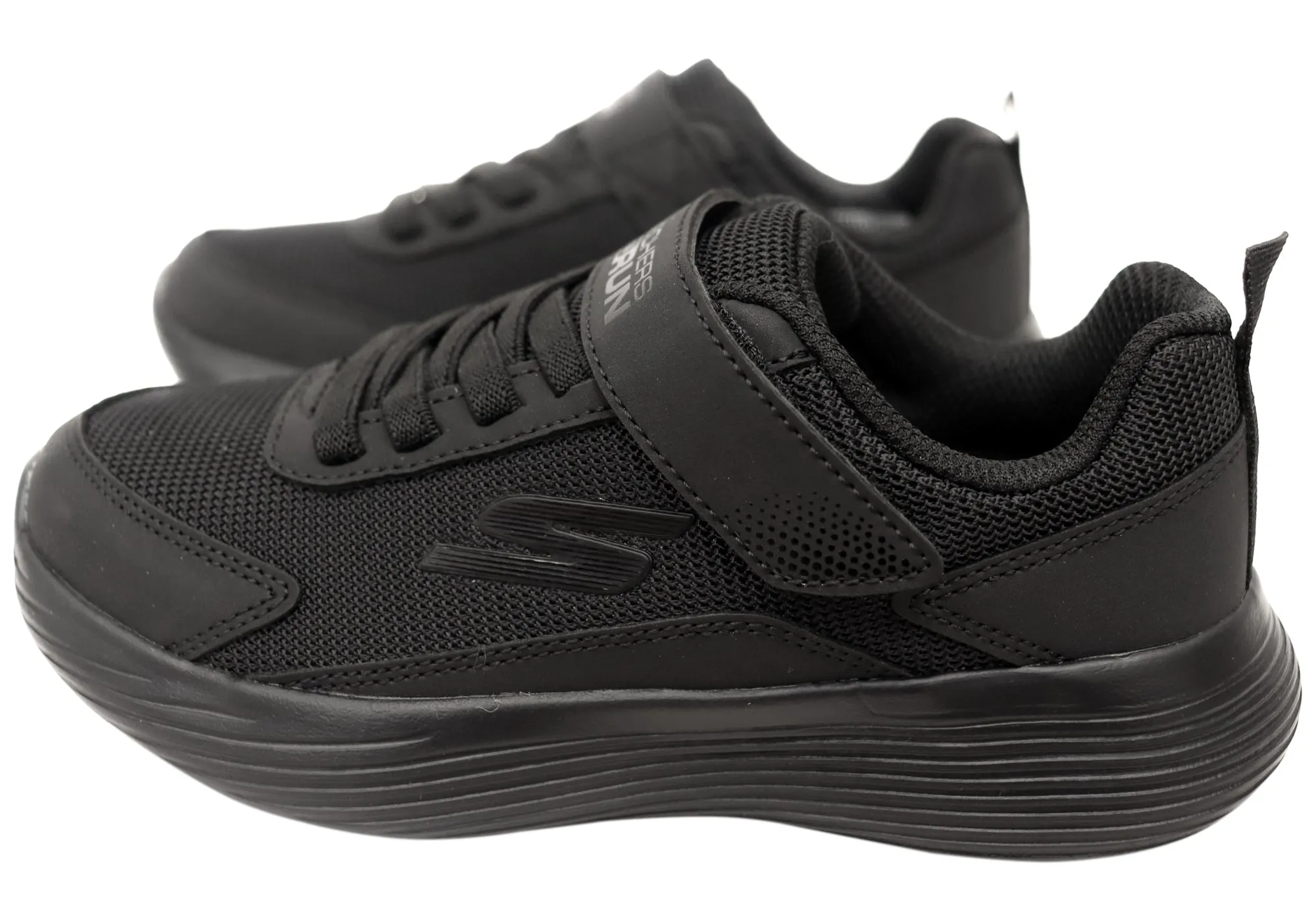 Skechers Kids GOrun 400 V2 Strarvo Bequeme Schwarze Schuhe Skechers Schuhe