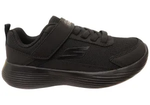 Skechers Kids GOrun 400 V2 Strarvo Bequeme Schwarze Schuhe Skechers Schuhe