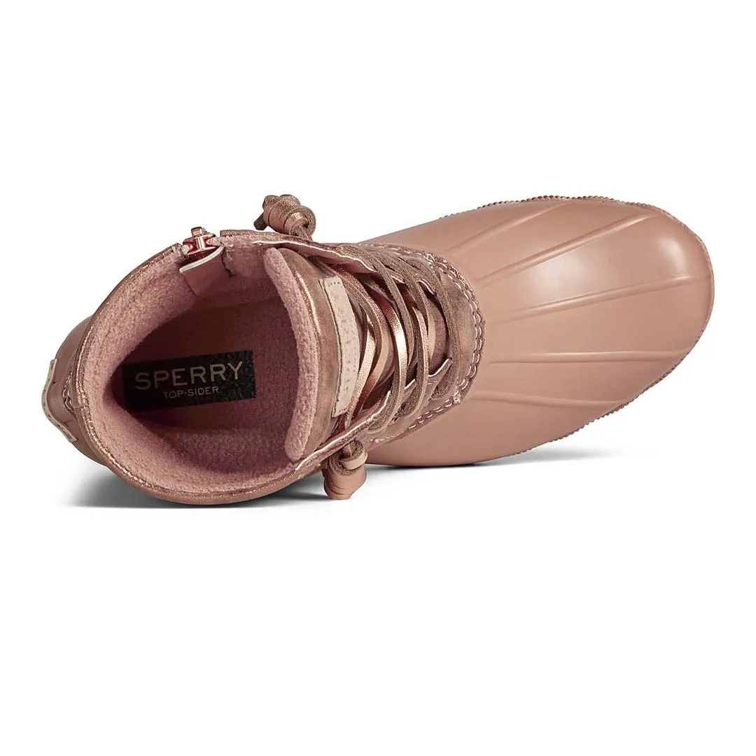 Sperry - Damen Saltwater Shimmer Metallisch Leder Enten Stiefel (STS87983)