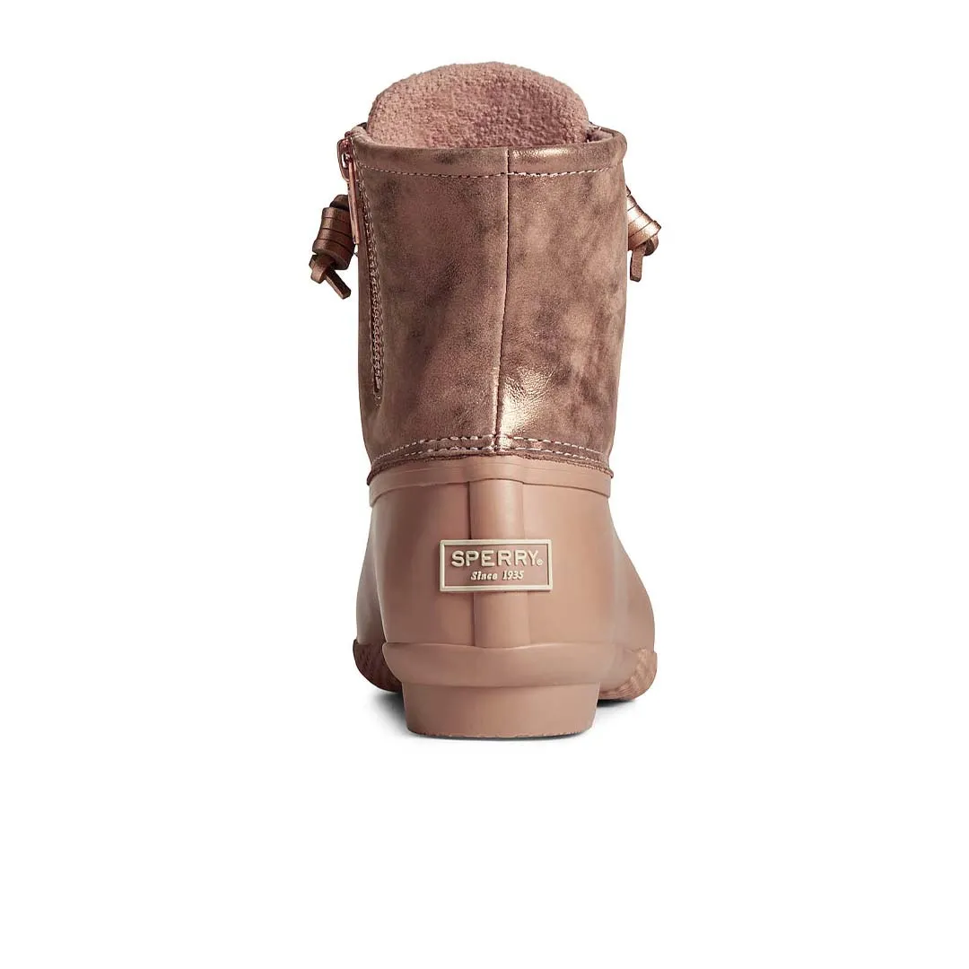 Sperry - Damen Saltwater Shimmer Metallisch Leder Enten Stiefel (STS87983)
