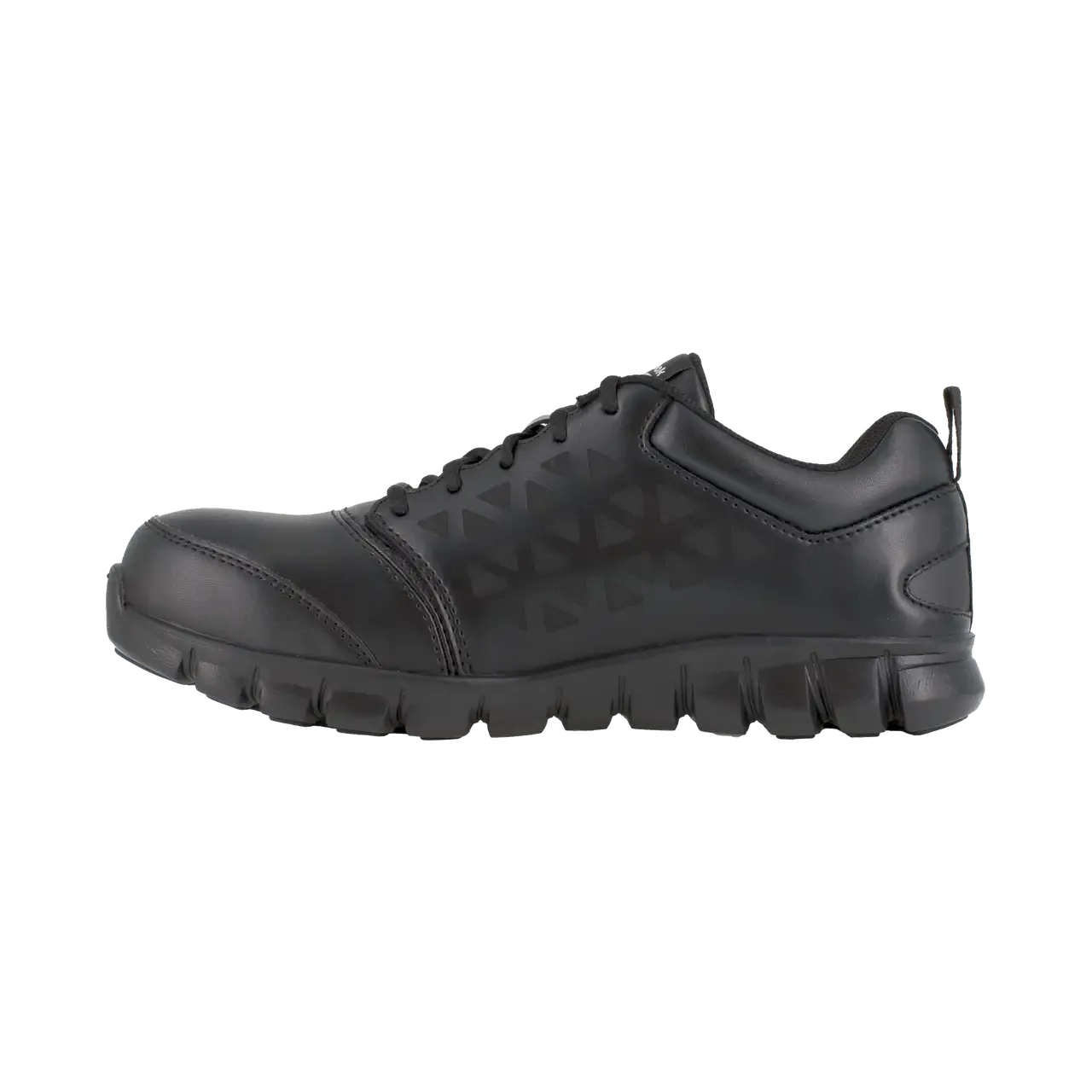 Sublite Cushion All-Toe Sport-Arbeitsschuh Schwarz Leder