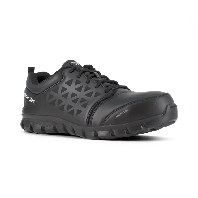 Sublite Cushion All-Toe Sport-Arbeitsschuh Schwarz Leder