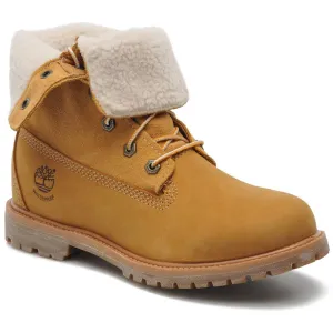 Timberland Authentic Teddy Fleece Damen wasserdichte Stiefel mittlerer Schafthöhe