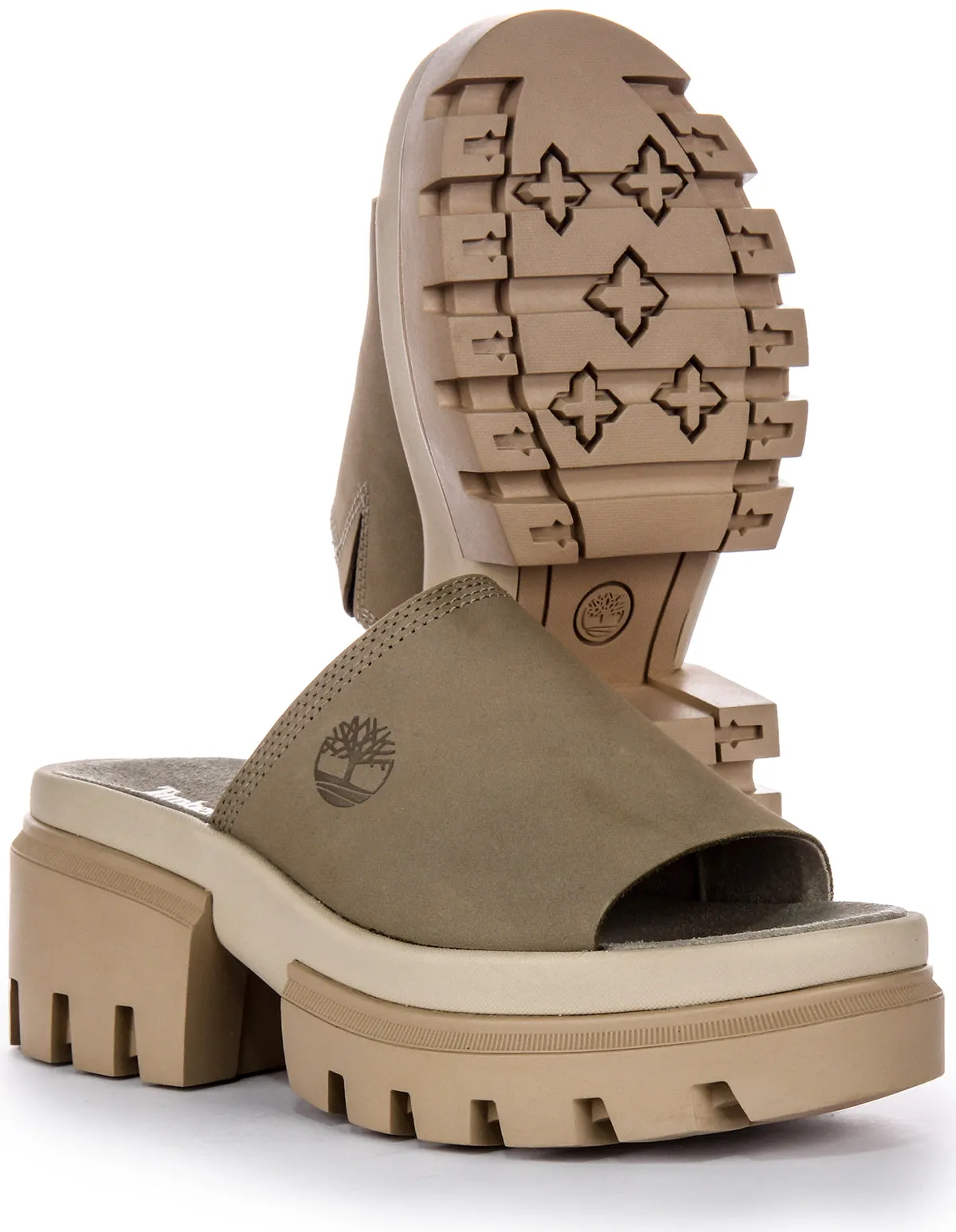 Timberland Everleigh A639M Plateausandale in Taube Schuhe Timberland