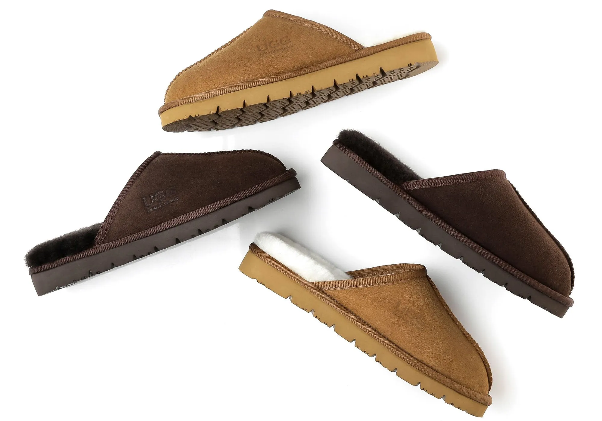 UGG Australian Shepherd Bequeme Unisex Mosley Pantoffeln mit offener Ferse UGG Schuhe