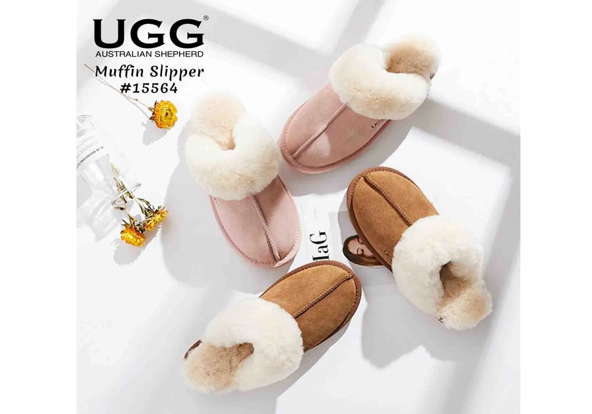 UGG Australian Shepherd Bequeme Unisex Muffin Pantoffeln UGG Schuhe