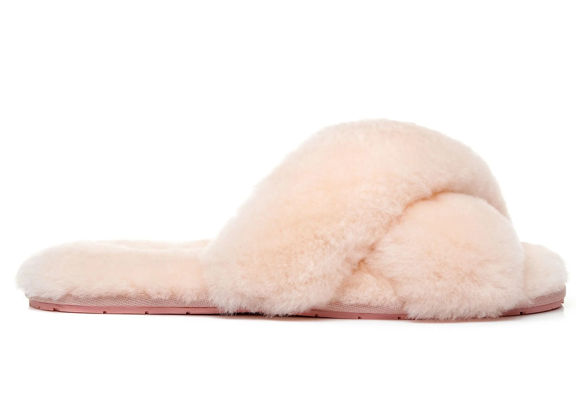 UGG Australian Shepherd Linty Damen Cross Fluffy Slide Hausschuhe UGG Schuhe
