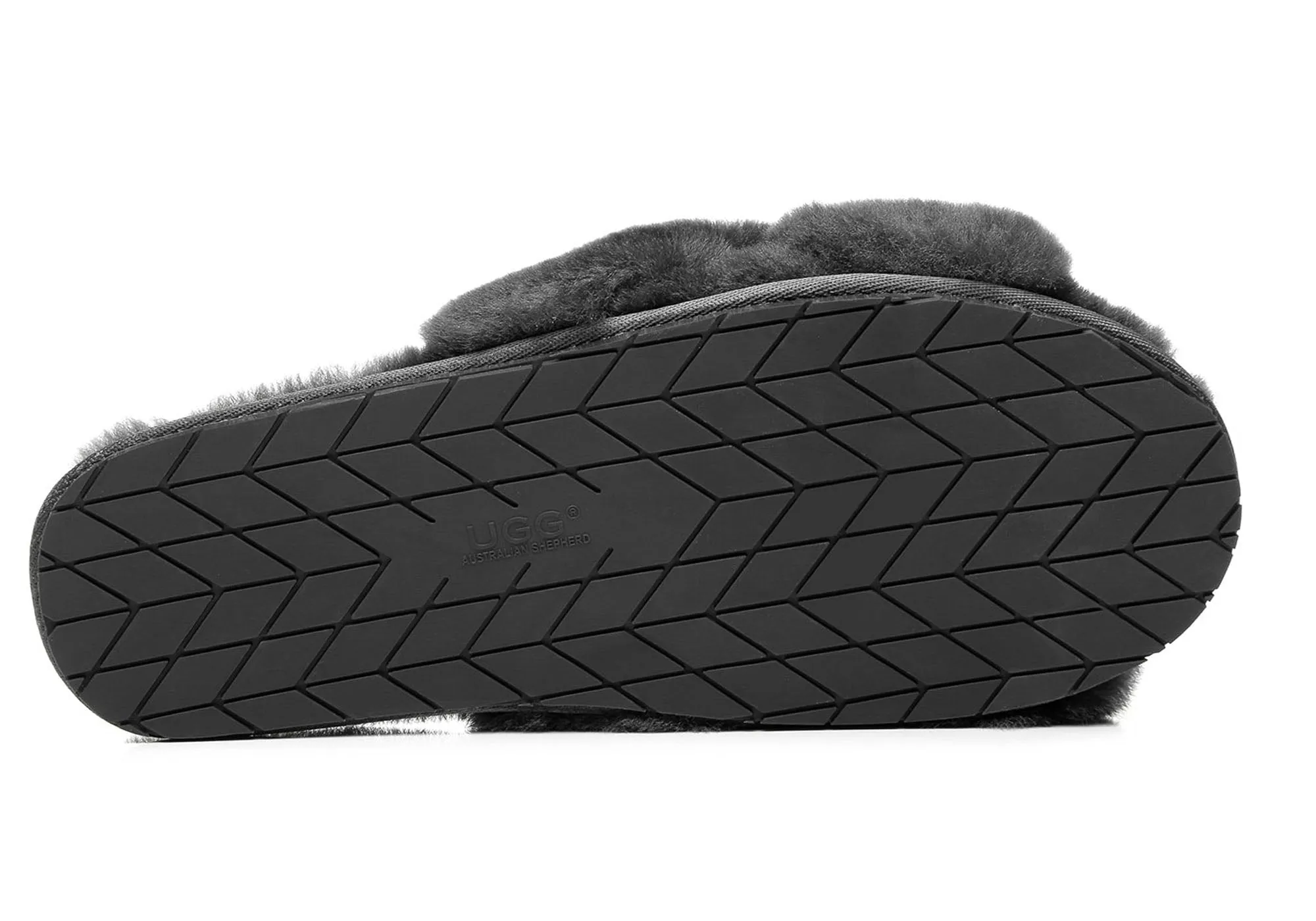 UGG Australian Shepherd Linty Damen Cross Fluffy Slide Hausschuhe UGG Schuhe
