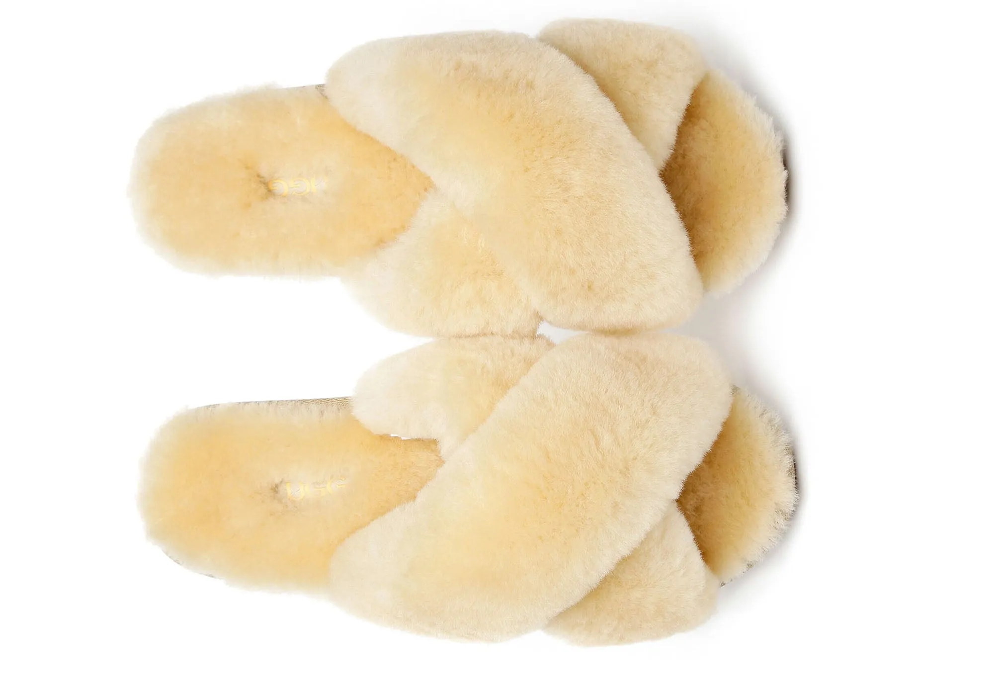 UGG Australian Shepherd Linty Damen Cross Fluffy Slide Hausschuhe UGG Schuhe