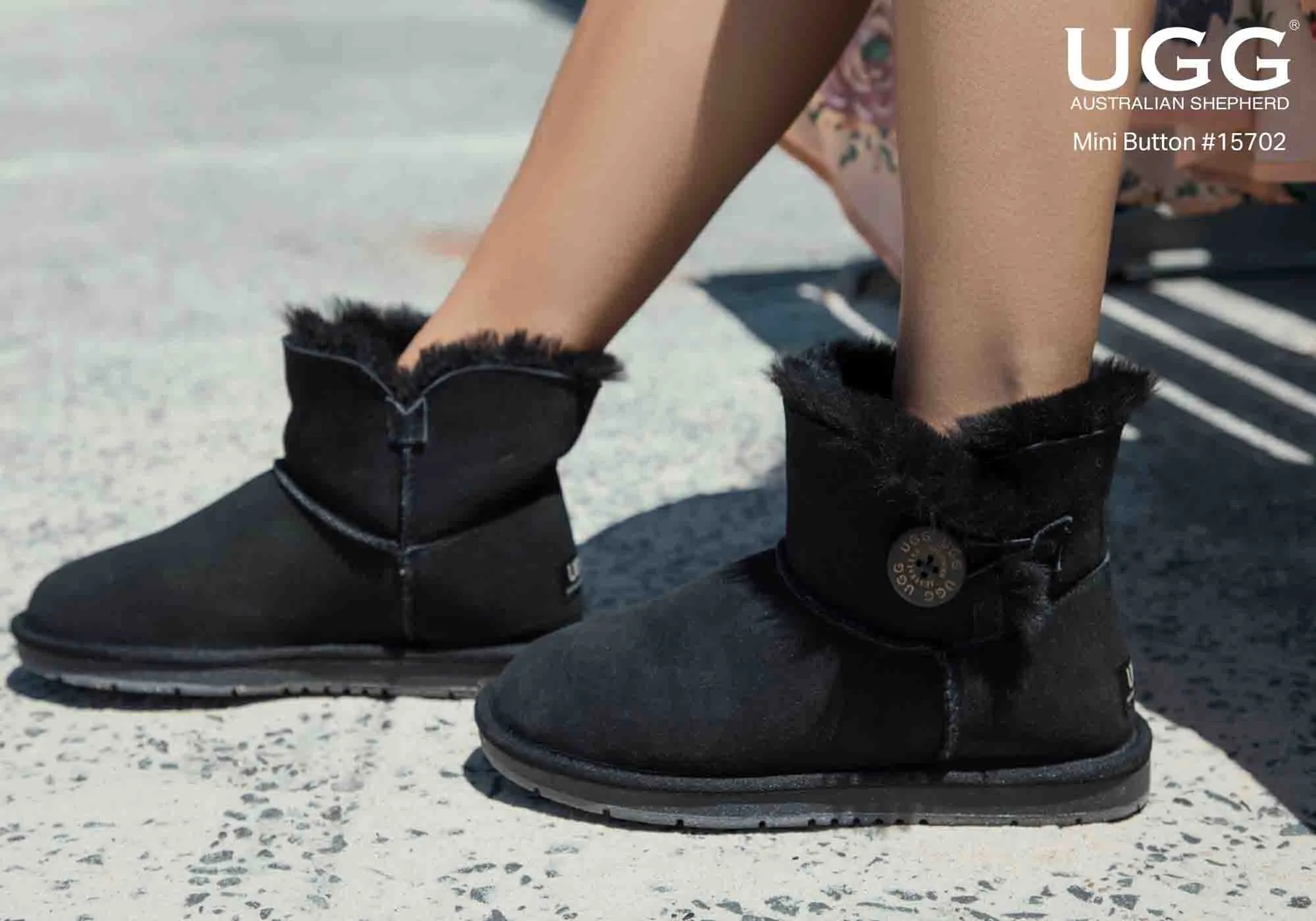UGG Australian Shepherd Unisex Mini Knopf Ugg Stiefel UGG Schuhe