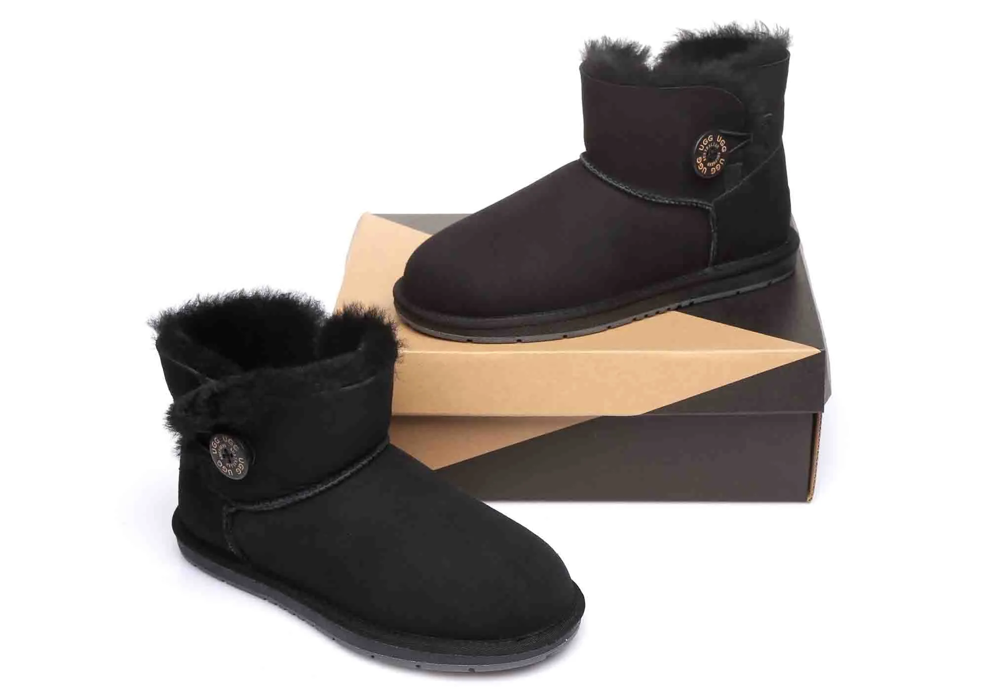 UGG Australian Shepherd Unisex Mini Knopf Ugg Stiefel UGG Schuhe