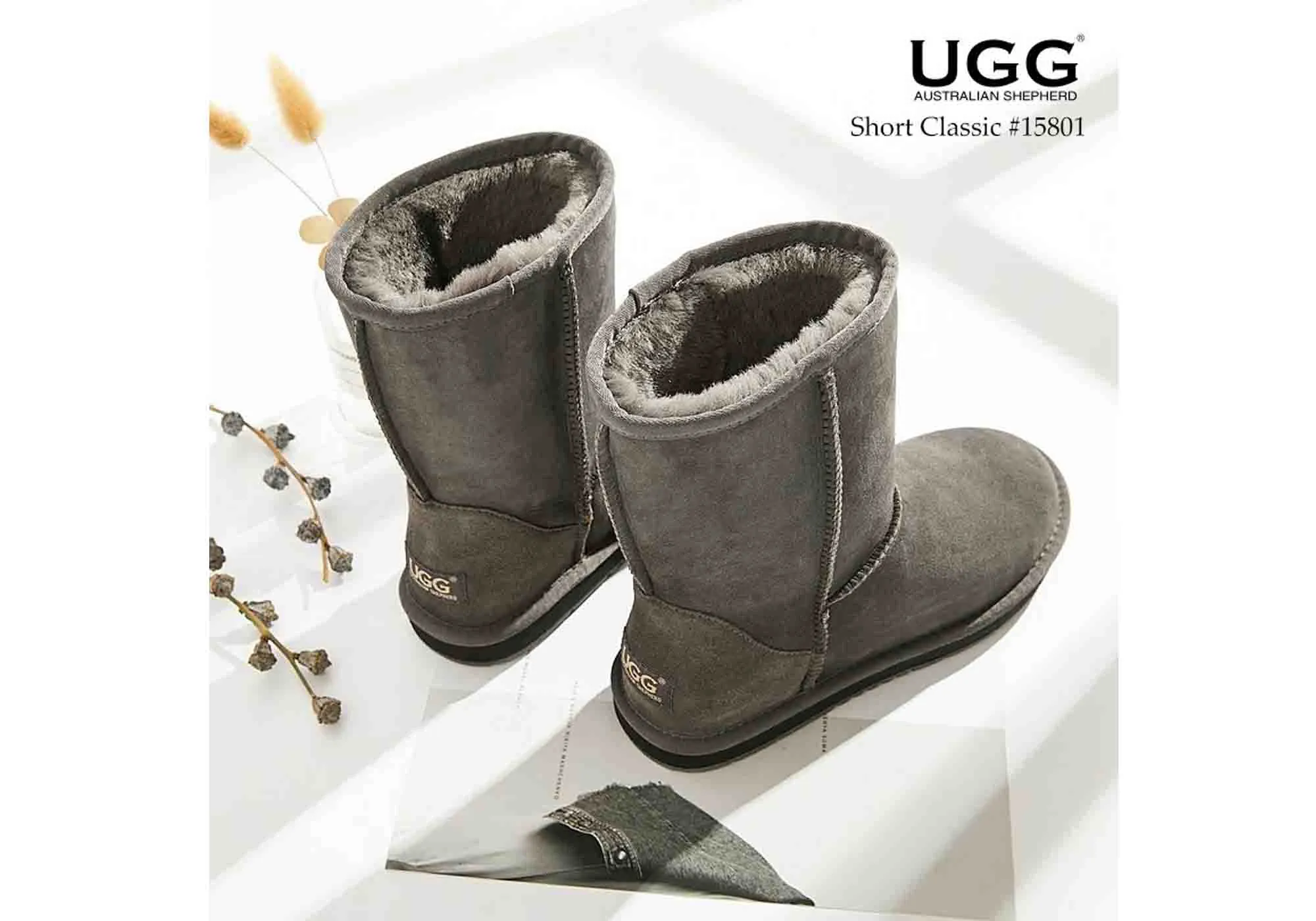 UGG Australian Shepherd Unisex Kurze Klassische Ugg Stiefel UGG Schuhe
