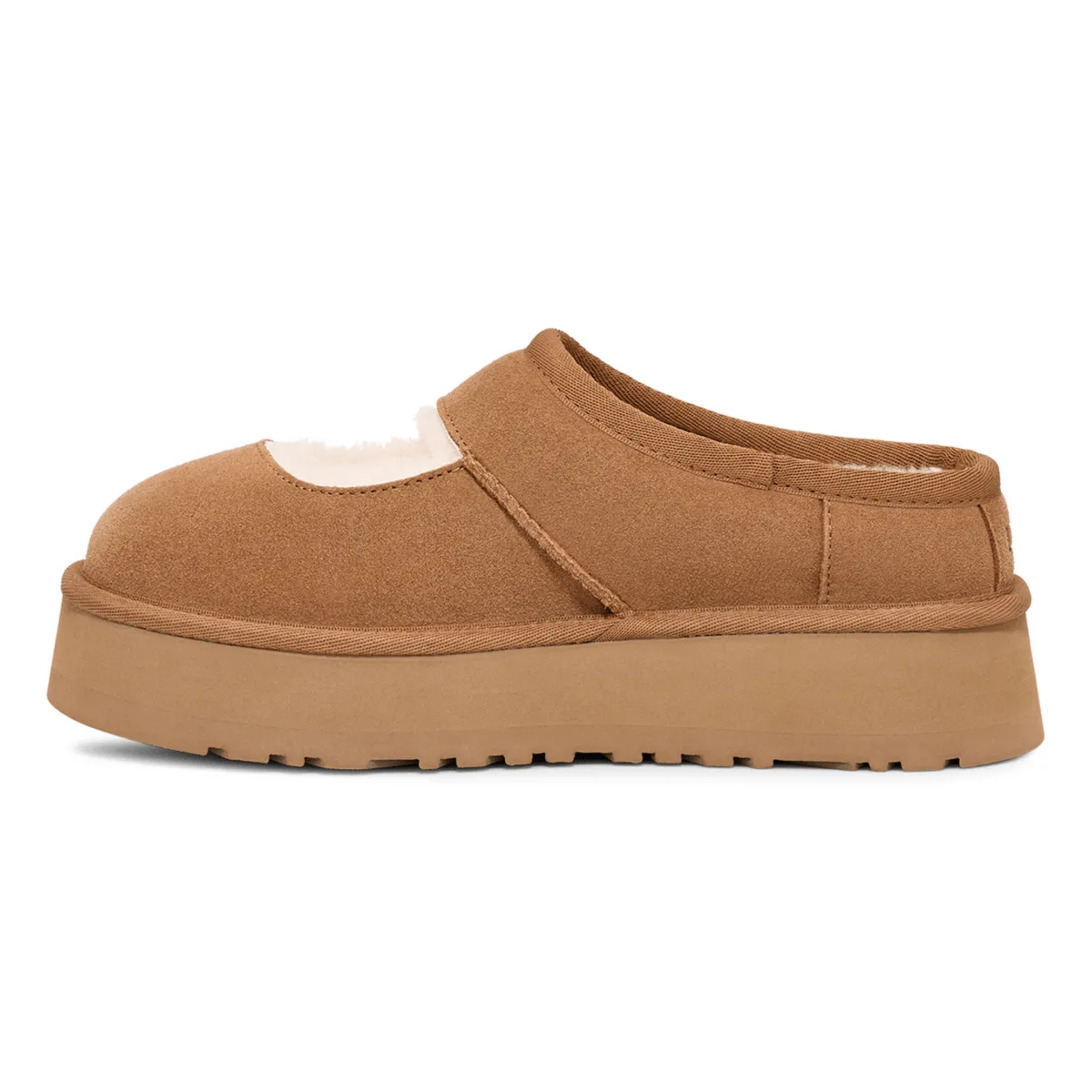 UGG Damen Bea Mary Jane Kastanienbraun Wildleder