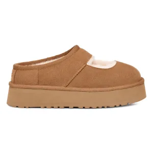 UGG Damen Bea Mary Jane Kastanienbraun Wildleder