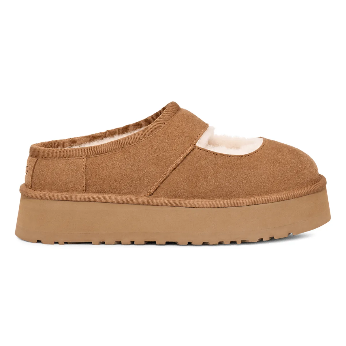 UGG Damen Bea Mary Jane Kastanienbraun Wildleder
