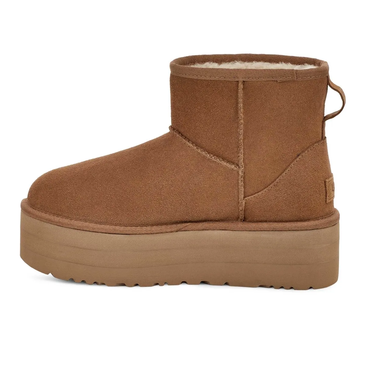UGG Damen Classic Mini Plattform Kastanie