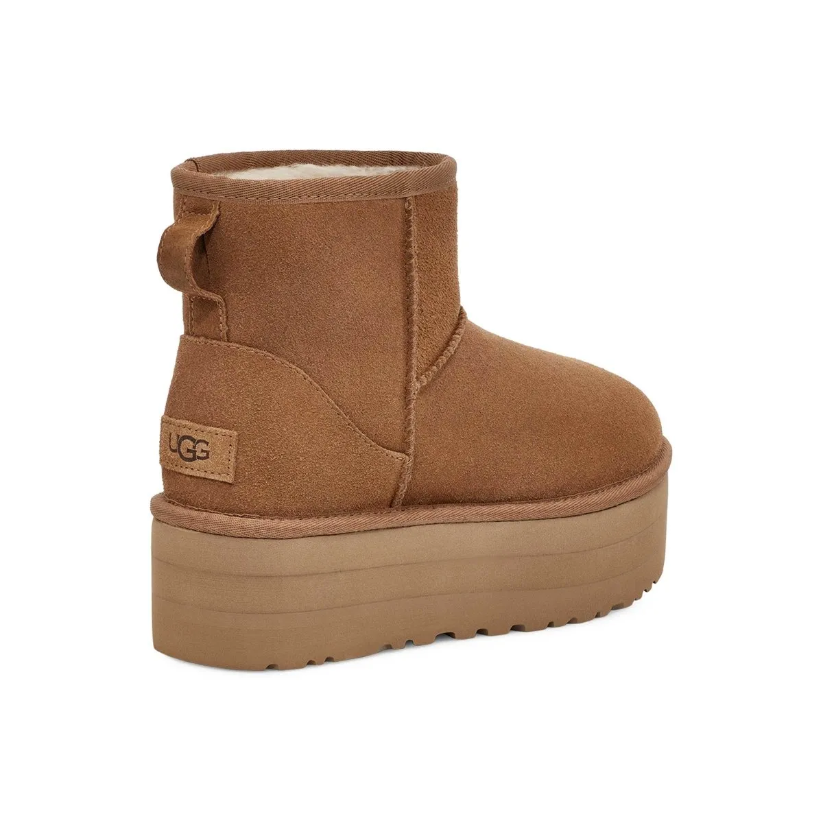 UGG Damen Classic Mini Plattform Kastanie