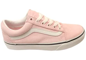 Vans Damen Old Skool Mini Cord Pink Bequeme Schnürsneaker Vans Schuhe
