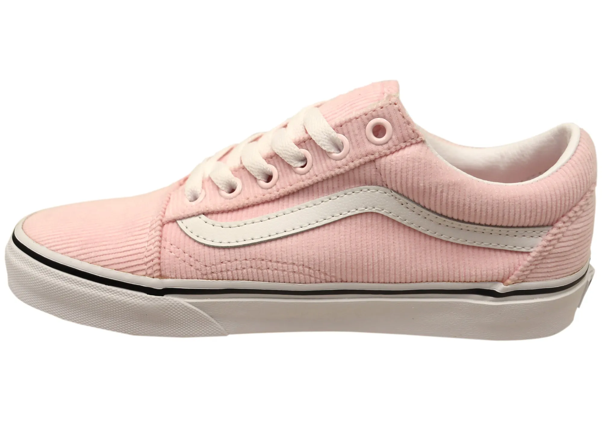 Vans Damen Old Skool Mini Cord Pink Bequeme Schnürsneaker Vans Schuhe