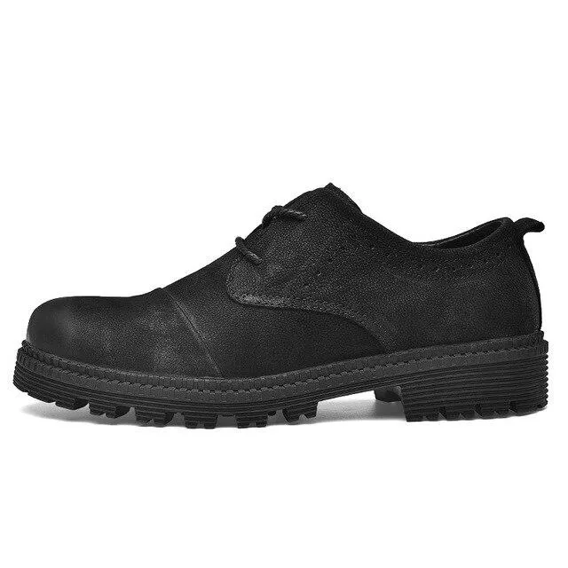 West Louis™ Weiche schwarze modische Freizeitschuhe