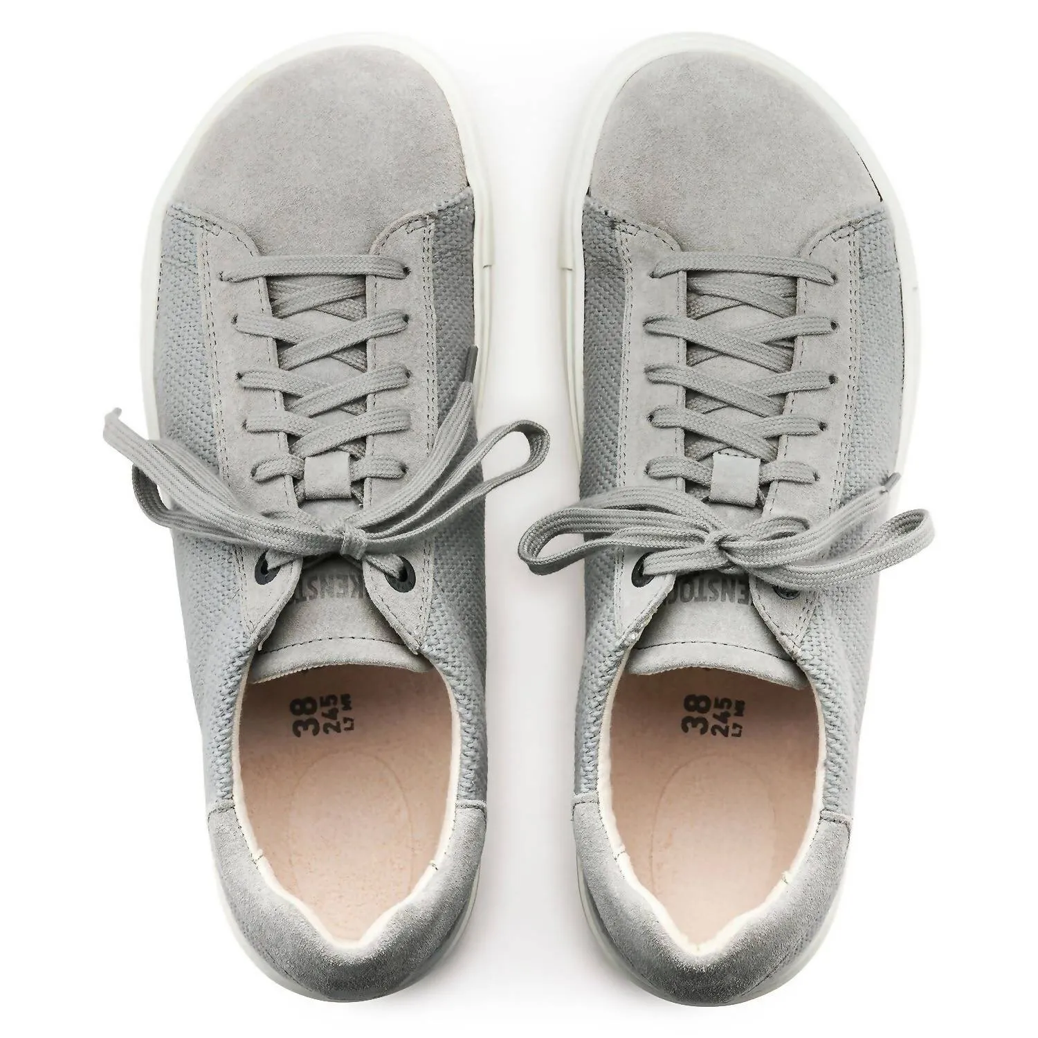 Damens Bend Low Sneaker - Schmale Weite in Walgrau