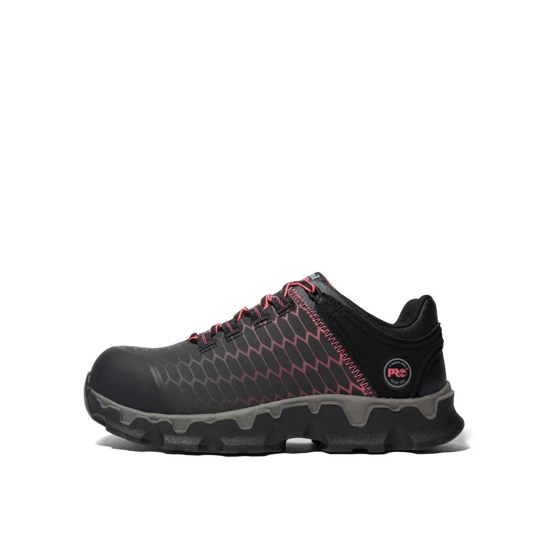 Damen Powertrain Sport Arbeitsschuh mit Stahlkappe Schwarz/Rosa