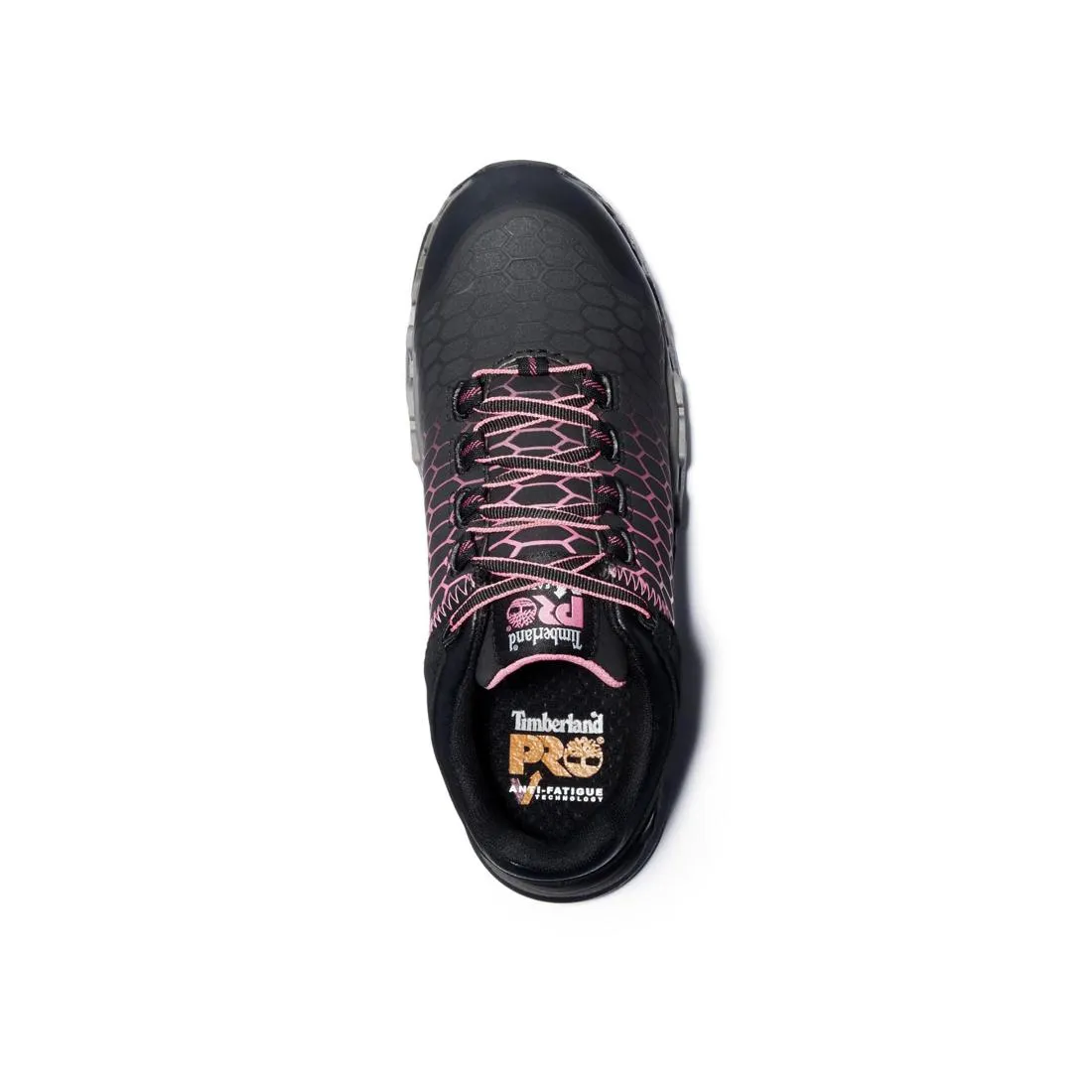 Damen Powertrain Sport Arbeitsschuh mit Stahlkappe Schwarz/Rosa