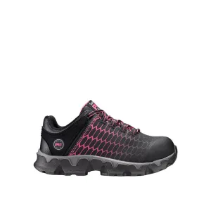 Damen Powertrain Sport Arbeitsschuh mit Stahlkappe Schwarz/Rosa